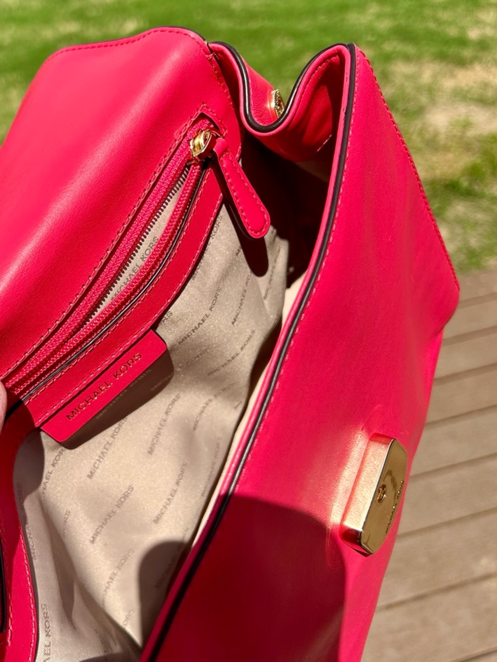 Michael Kors Ultra Pink Ava Satchel EUC - Picture 12 of 16